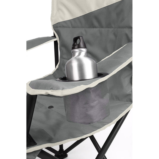 Coleman Big & Tall Quad Camping Chair - Grey - Skoutley Outdoors LLC