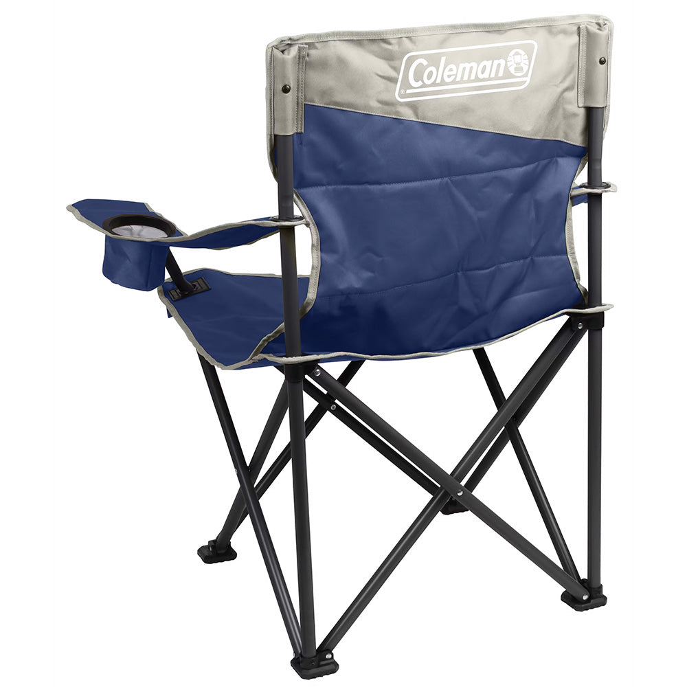 Coleman Big & Tall Quad Camping Chair - Skyfall Blue - Skoutley Outdoors LLC