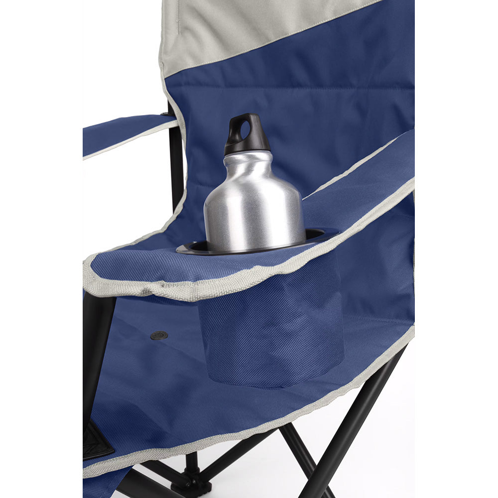 Coleman Big & Tall Quad Camping Chair - Skyfall Blue - Skoutley Outdoors LLC