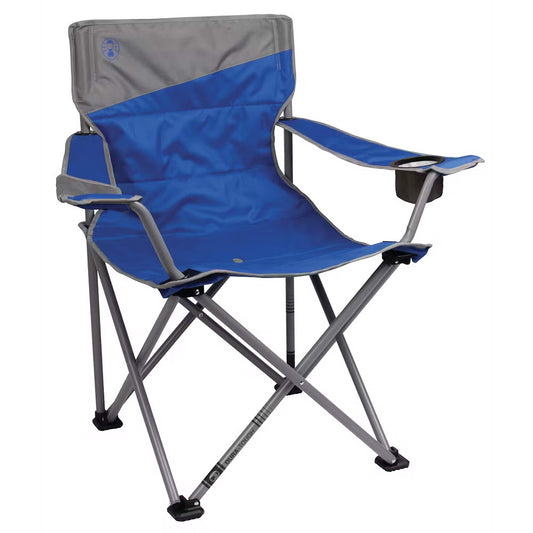 Coleman Big & Tall Camping Chair - Blue - Skoutley Outdoors LLC