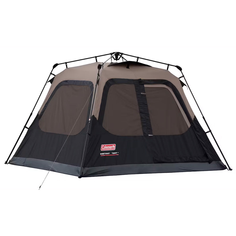 Coleman 4-Person Cabin Camping Tent w/Instant Setup - Black - Skoutley Outdoors LLC