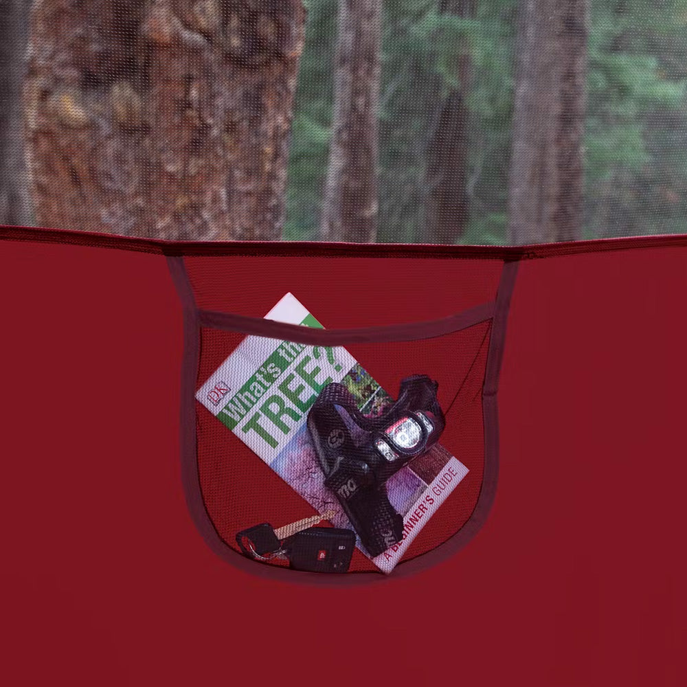 Coleman 4-Person Flatwoods II™ Lightweight Dome Camping Tent - Red - Skoutley Outdoors LLC
