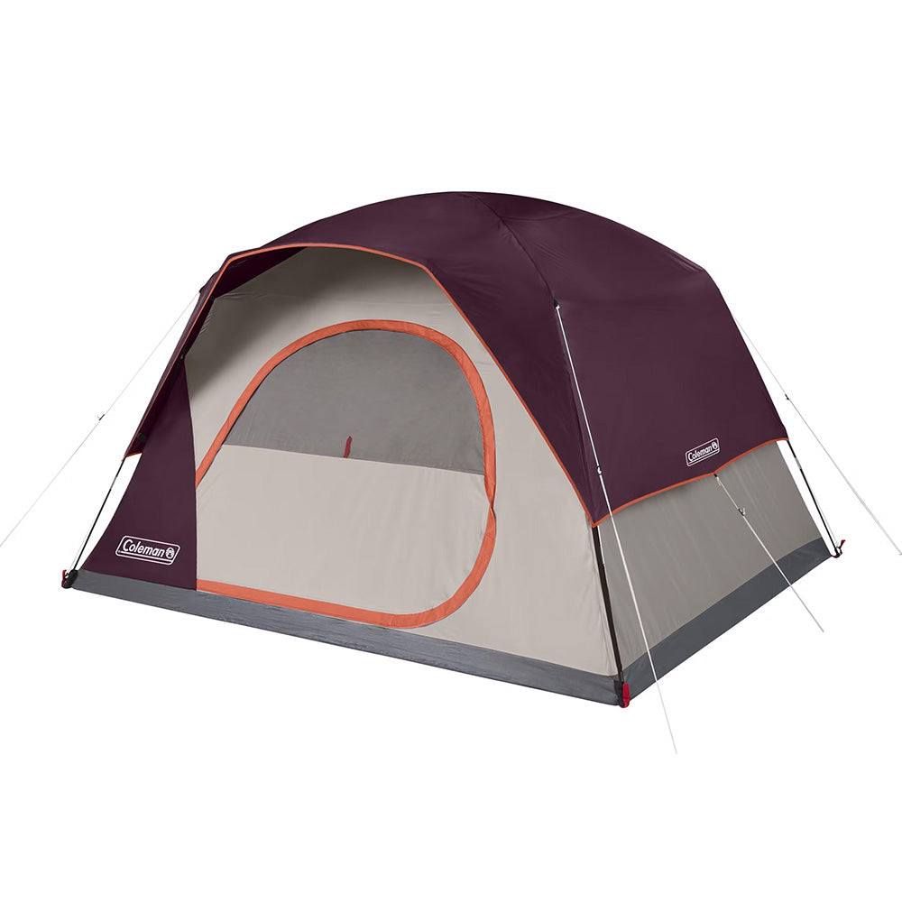 Coleman 6-Person Skydome™ Camping Tent - Blackberry - Skoutley Outdoors LLC