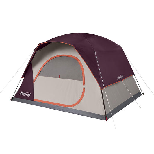 Coleman 6-Person Skydome™ Camping Tent - Blackberry - Skoutley Outdoors LLC