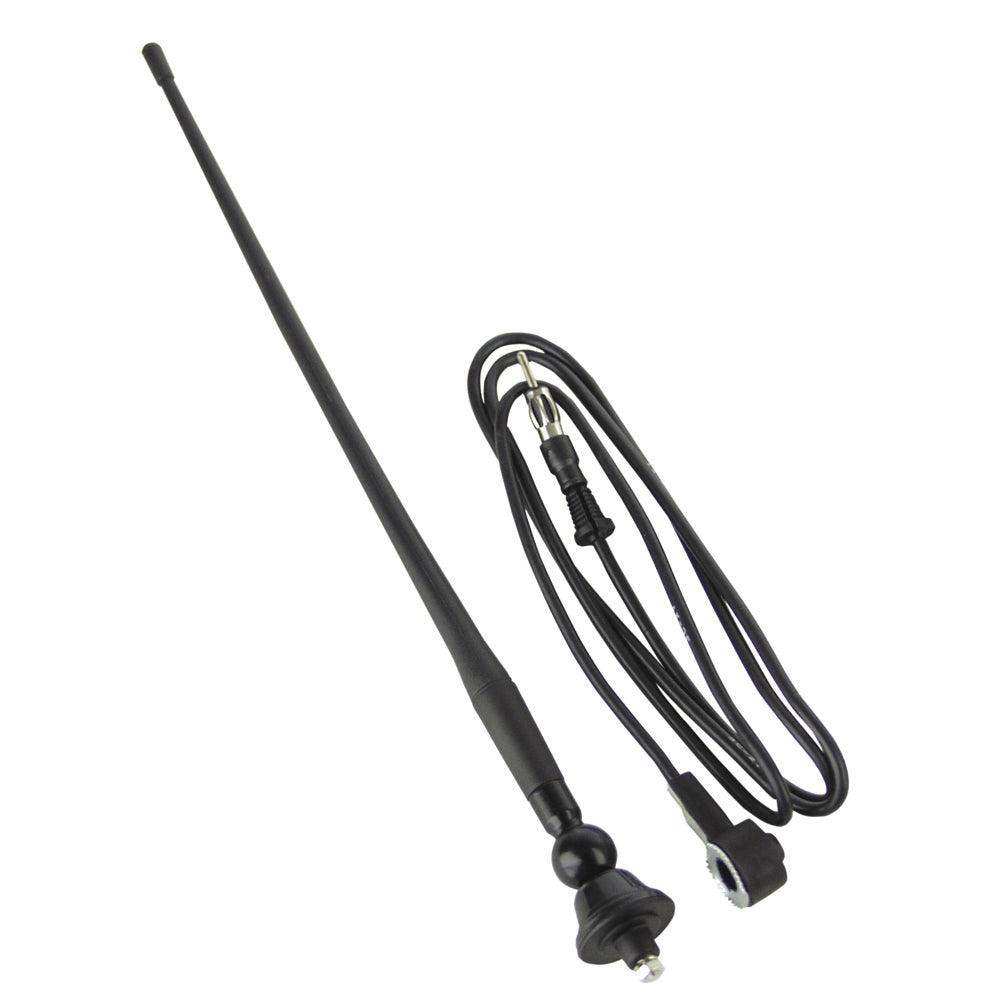 Boss Audio MRANT12 AM/FM Rubber Antenna - Black - Skoutley Outdoors LLC