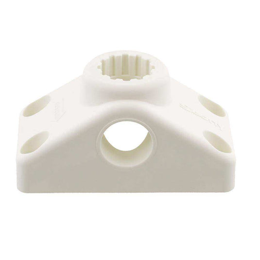Scotty Combination Side / Deck Mount - White - Skoutley Outdoors LLC