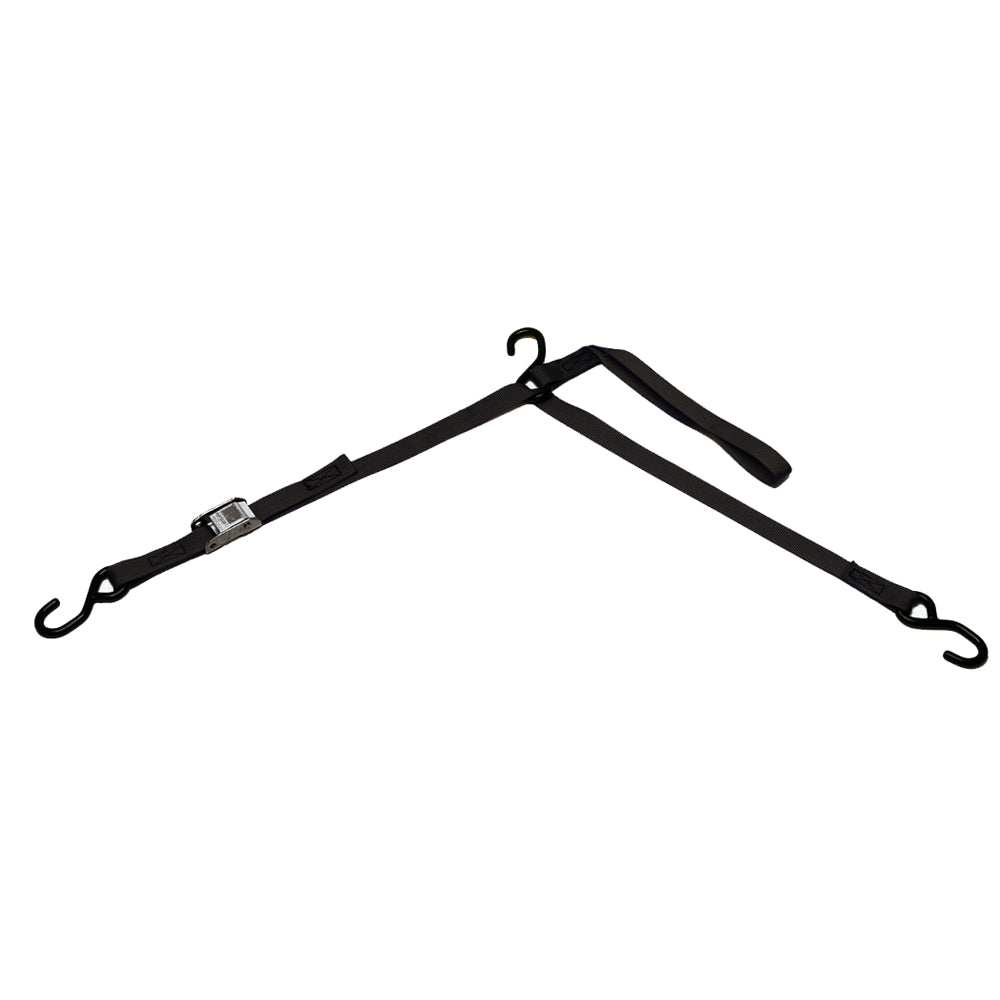 BoatBuckle P.W.C. Tri-Down w/Cam Buckle & Soft Hook - 1" x 6' - Skoutley Outdoors LLC