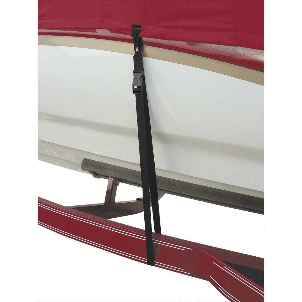 BoatBuckle Snap-Lock Boat Cover Tie-Downs - 1" x 4' - 6-Pack - Skoutley Outdoors LLC
