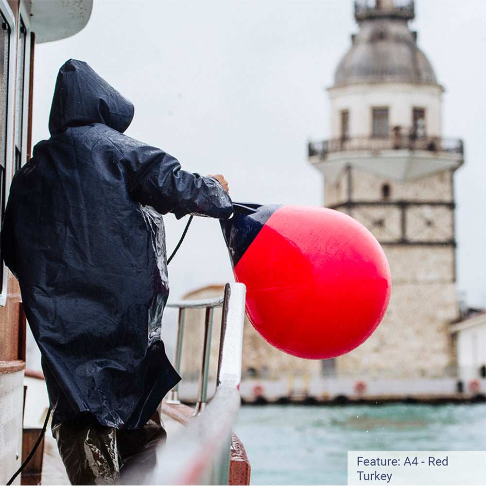 Polyform A-3 Buoy 17" Diameter - Red - Skoutley Outdoors LLC