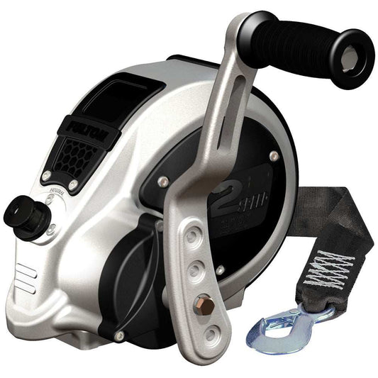 Fulton F2 Trailer Winch 3,200 lbs. - 2-Speed w/Strap - Skoutley Outdoors LLC