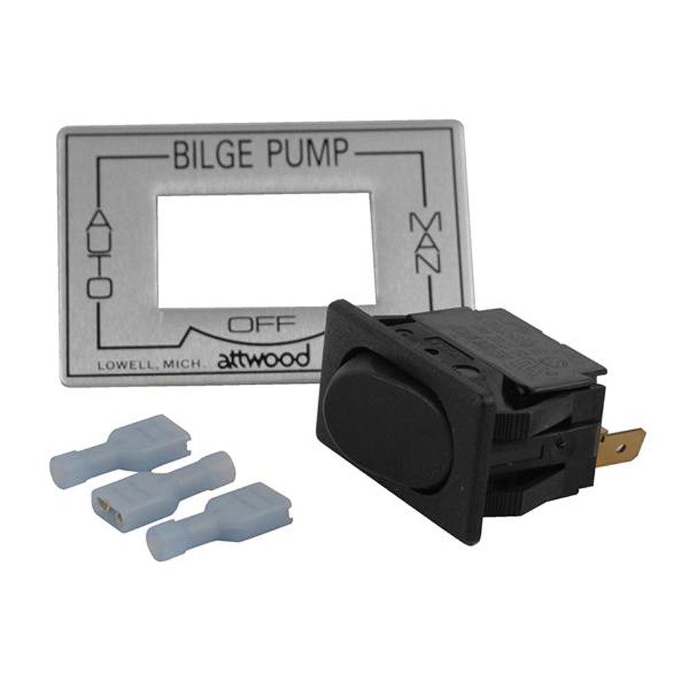 Attwood 3-Way Auto/Off/Manual Bilge Pump Switch - Skoutley Outdoors LLC