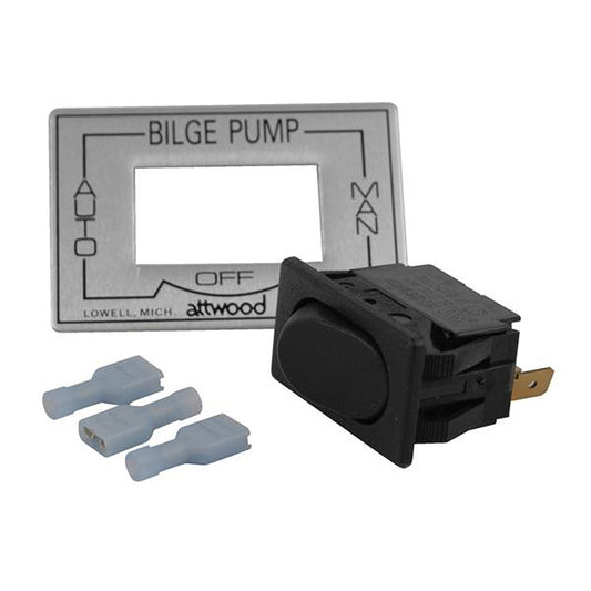 Attwood 3-Way Auto/Off/Manual Bilge Pump Switch - Skoutley Outdoors LLC