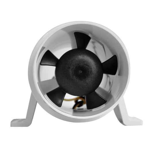 Attwood Turbo 3000 Series Water-Resitant, In-Line Blower - 12V - White - Skoutley Outdoors LLC