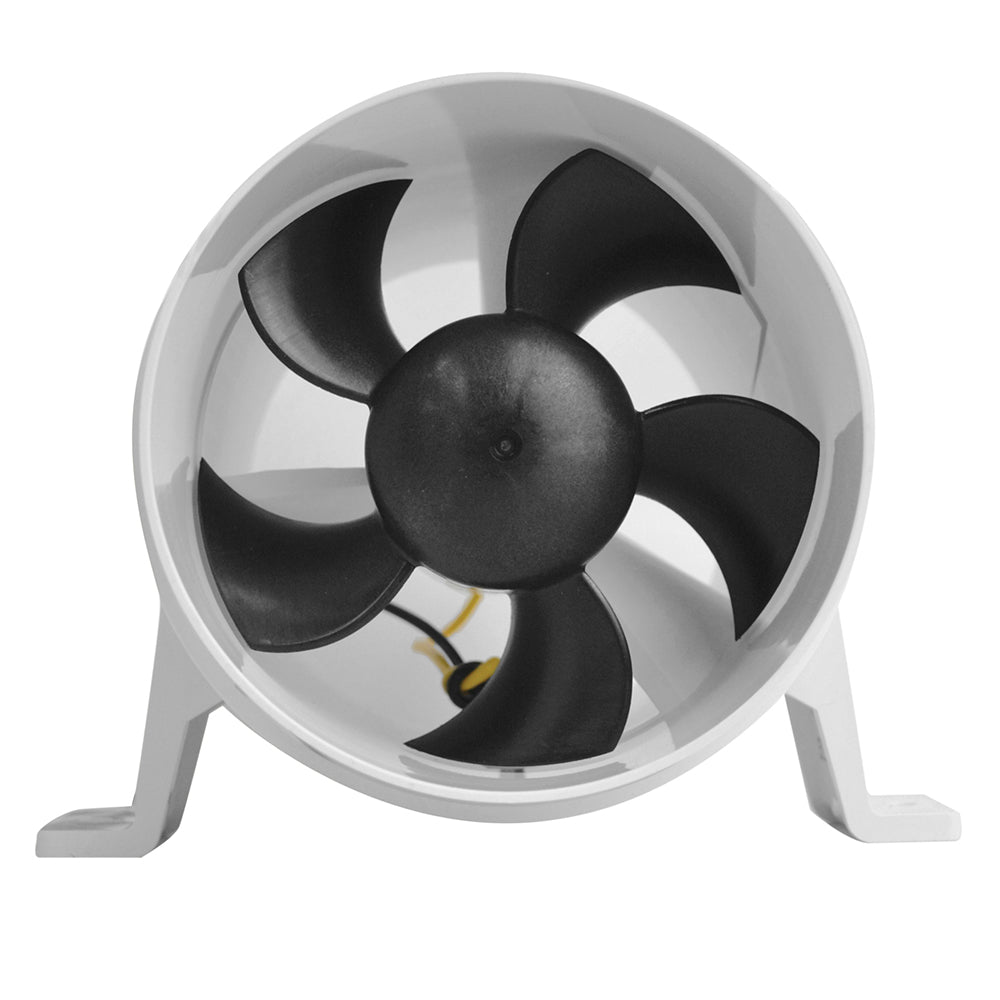 Attwood Turbo 4000 Series II Water-Resistant, In-Line Blower - 12V - White - Skoutley Outdoors LLC