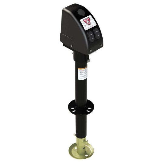 Bulldog 3,500lbs A-Frame RV Jack w/Powered Drive - 12V - Black Cover - Skoutley Outdoors LLC