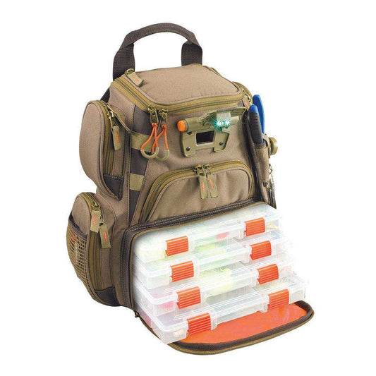 Wild River RECON Lighted Compact Tackle Backpack w/4 PT3500 Trays - Skoutley Outdoors LLC