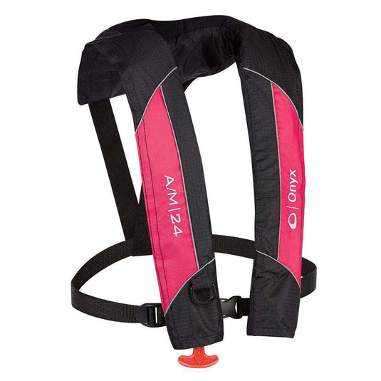 Onyx A/M-24 Automatic/Manual Inflatable PFD Life Jacket - Pink - Skoutley Outdoors LLC