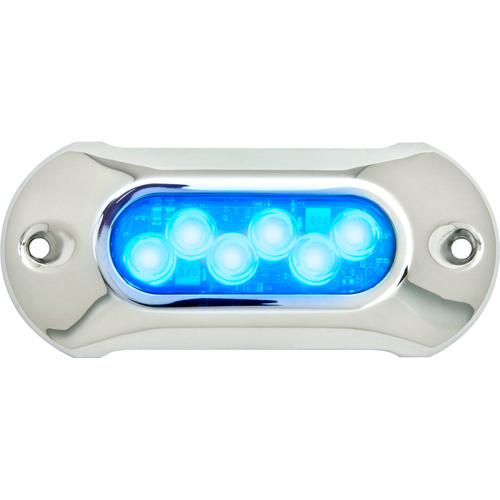 Attwood Light Armor Underwater LED Light - 6 LEDs - Blue - Skoutley Outdoors LLC