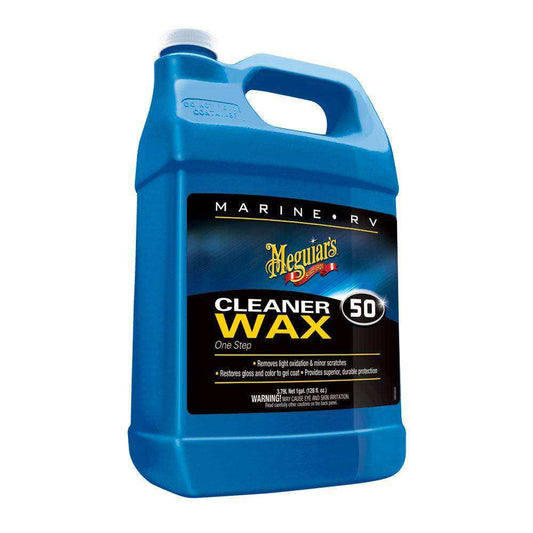 Meguiar's #50 Boat/RV Cleaner Wax - Liquid 1 Gallon - Skoutley Outdoors LLC