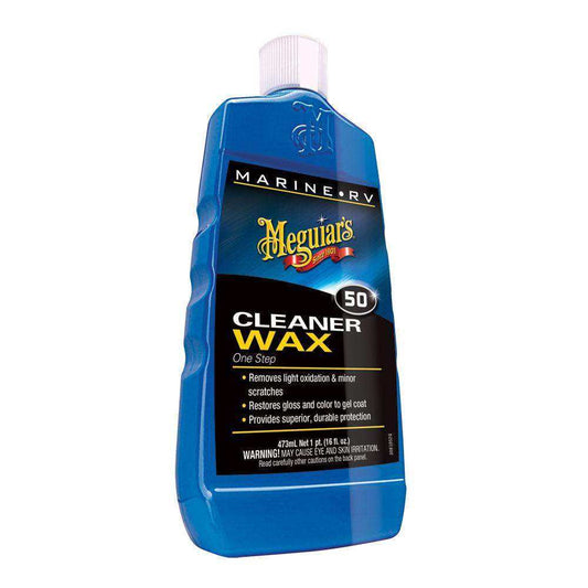 Meguiar's #50 Boat/RV Cleaner Wax - Liquid 16oz - Skoutley Outdoors LLC