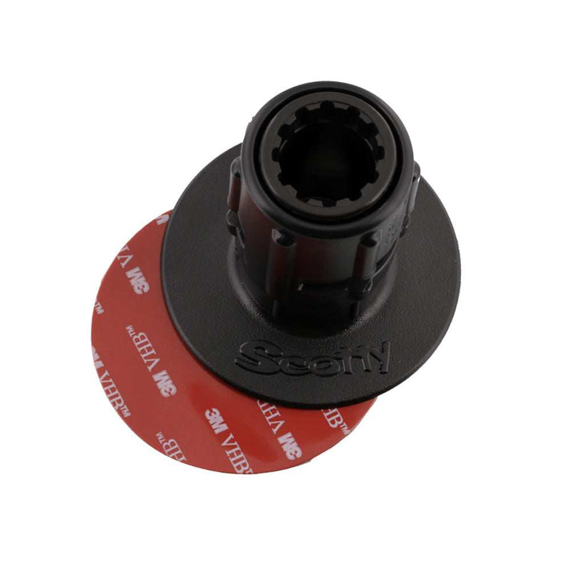 Load image into Gallery viewer, Scotty 448 Stick-On Mount w/Gear-Head Adapter - 3&quot; Pad - Skoutley Outdoors LLC
