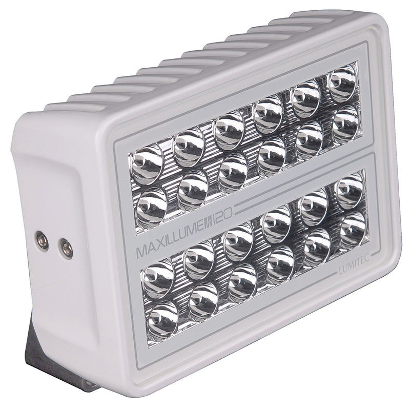Load image into Gallery viewer, Lumitec Maxillume h120 - Trunnion Mount Flood Light - White Housing - White Dimming
