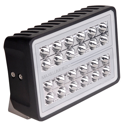 Lumitec Maxillume h120 - Trunnion Mount Flood Light - Black Housing - White Dimming - Skoutley Outdoors LLC