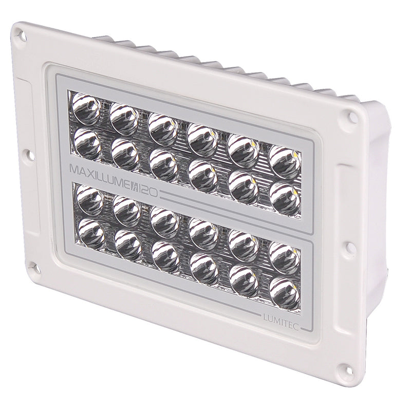 Load image into Gallery viewer, Lumitec Maxillume h120 - Flush Mount Flood Light - White Housing - White Dimming - Skoutley Outdoors LLC
