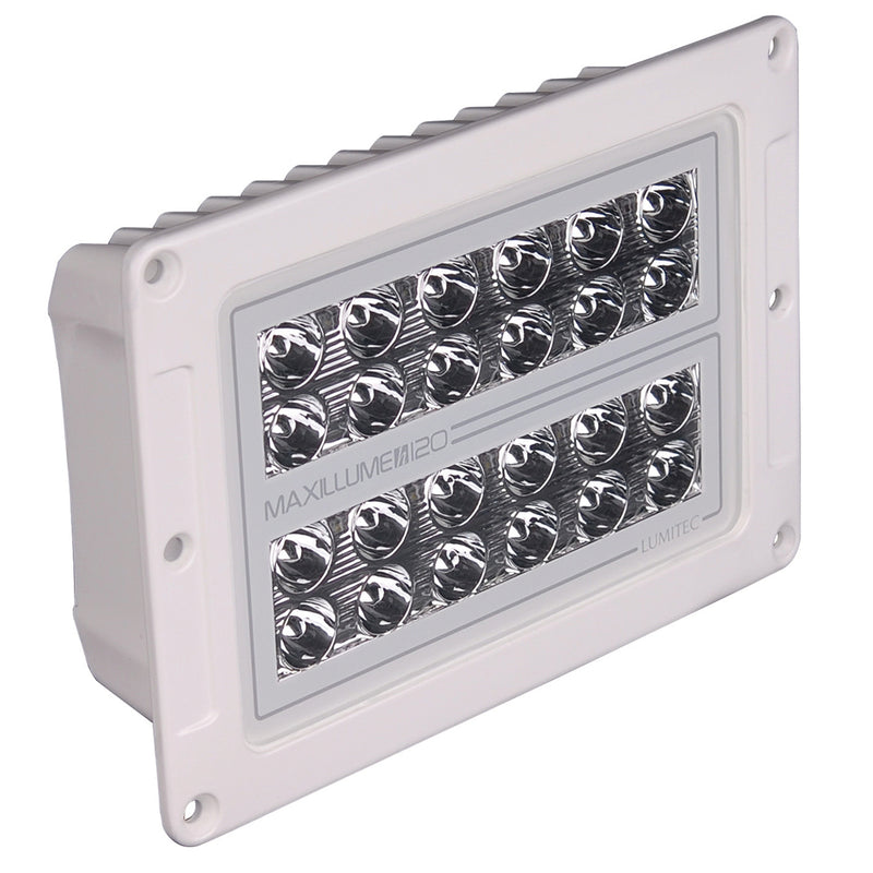 Load image into Gallery viewer, Lumitec Maxillume h120 - Flush Mount Flood Light - White Housing - White Dimming - Skoutley Outdoors LLC
