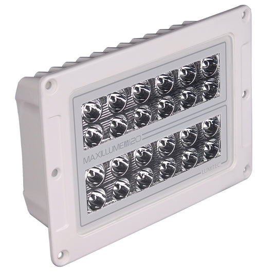 Lumitec Maxillume h120 - Flush Mount Flood Light - White Housing - White Dimming - Skoutley Outdoors LLC