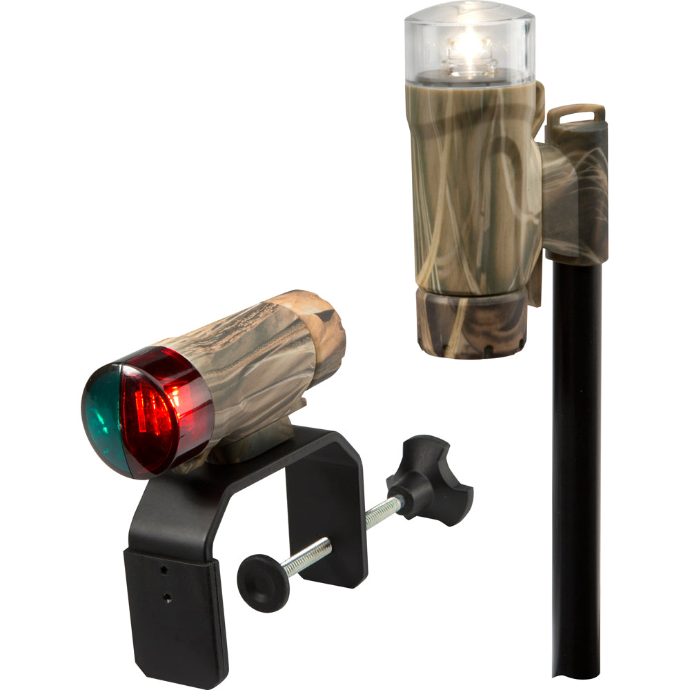Attwood Clamp-On Portable LED Light Kit - RealTree® Max-4 Camo - Skoutley Outdoors LLC