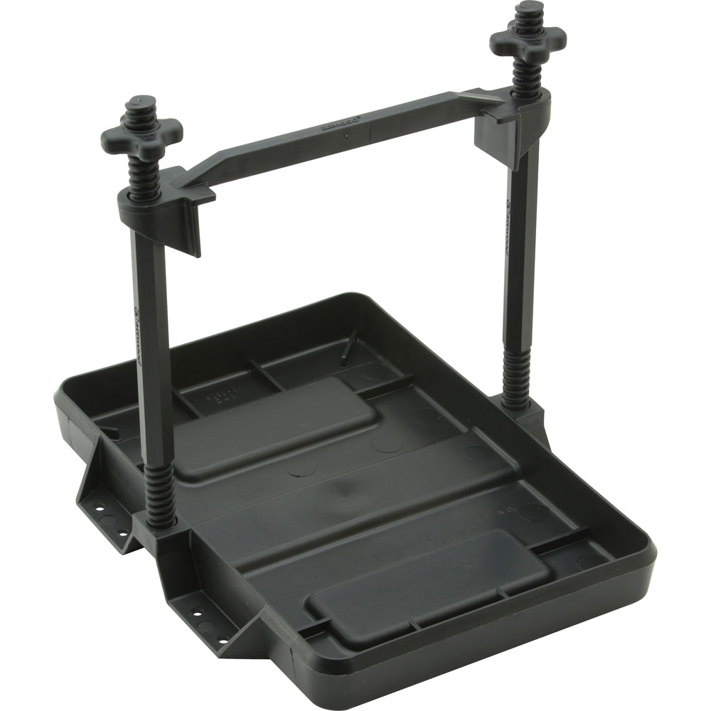 Attwood Heavy-Duty All-Plastic Adjustable Battery Tray - 24 Series - Skoutley Outdoors LLC
