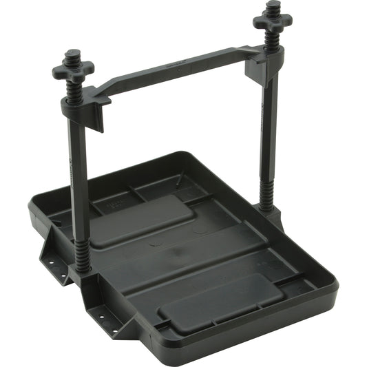 Attwood Heavy-Duty All-Plastic Adjustable Battery Tray - 24 Series - Skoutley Outdoors LLC