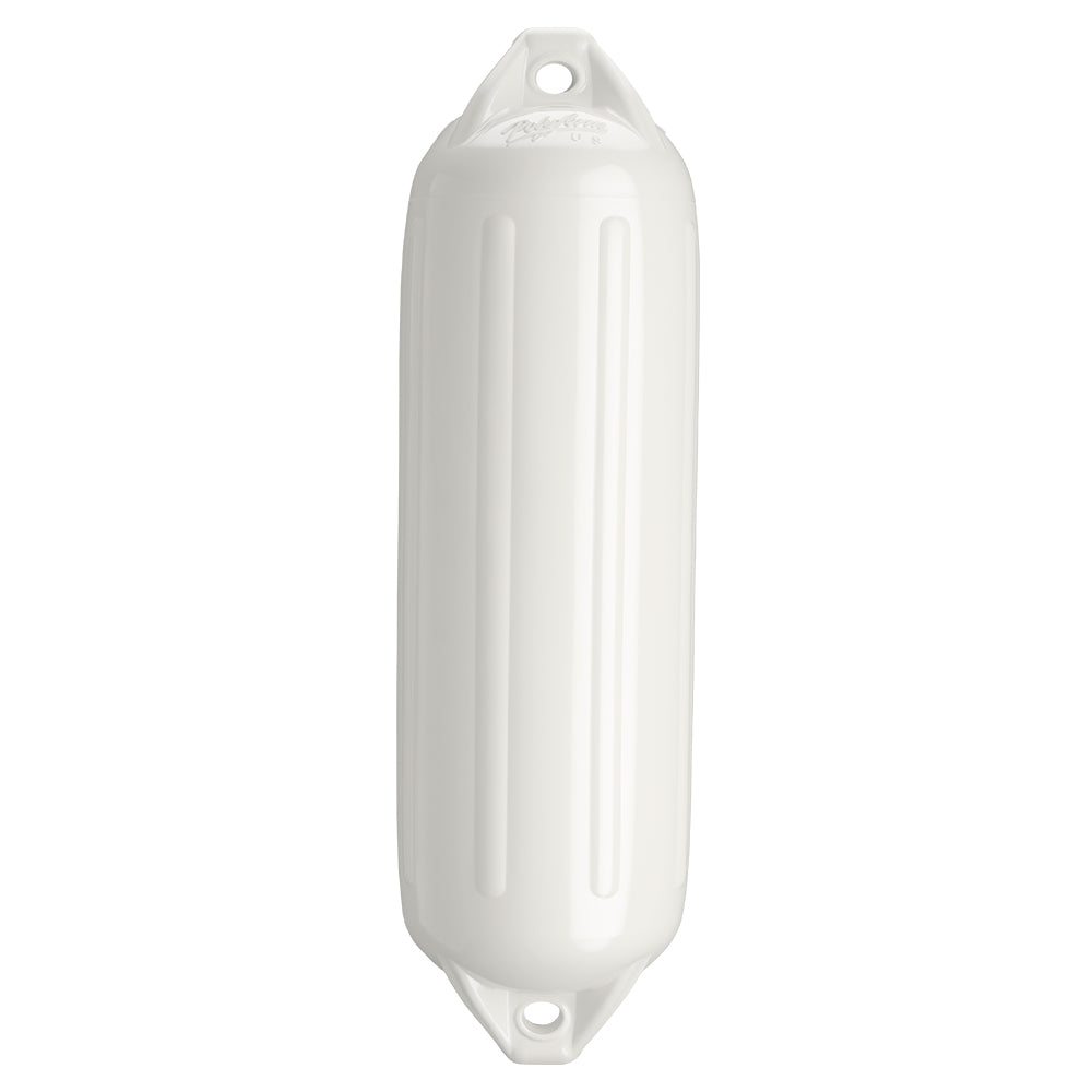 Polyform NF-4 Heavy Duty Twin Eye Fender 6.4" X 21.6" - White - Skoutley Outdoors LLC