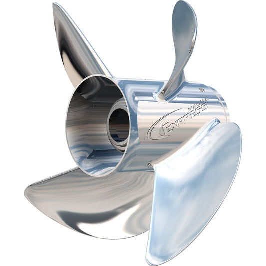 Turning Point Express® Mach4™ - Left Hand - Stainless Steel Propeller - EX1/EX2-1317-4L - 4-Blade - 13.25" x 17 Pitch - Skoutley Outdoors LLC
