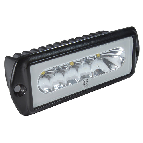 Lumitec Capri2 - Flush Mount LED Flood Light - Black Housing - 2-Color White/Blue Dimming - Skoutley Outdoors LLC