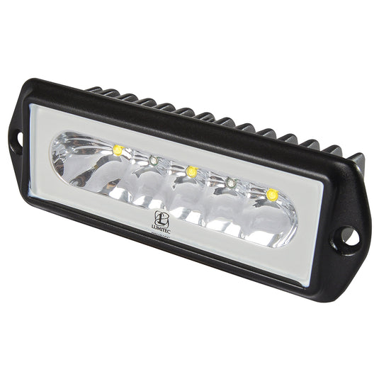 Lumitec Capri2 - Flush Mount LED Flood Light - Black Housing - 2-Color White/Blue Dimming - Skoutley Outdoors LLC