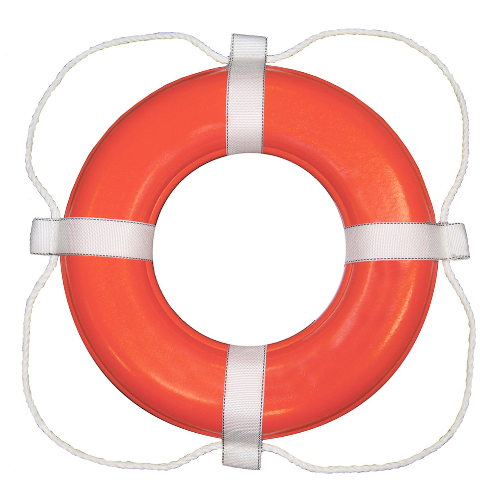 Taylor Made Foam Ring Buoy - 24" - Orange w/White Grab Line - Skoutley Outdoors LLC