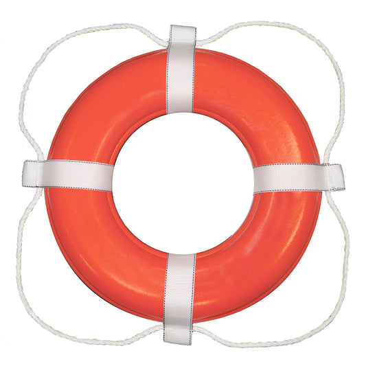 Taylor Made Foam Ring Buoy - 24" - Orange w/White Grab Line - Skoutley Outdoors LLC