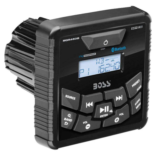 Boss Audio MGR450B Marine Stereo w/AM/FM/BT - Skoutley Outdoors LLC