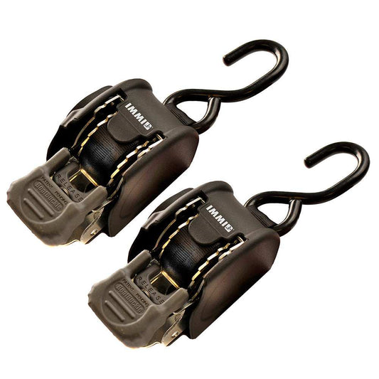 BoatBuckle Mini G3 Retractable Transom Tie-Down System - 1" x 72" - Skoutley Outdoors LLC