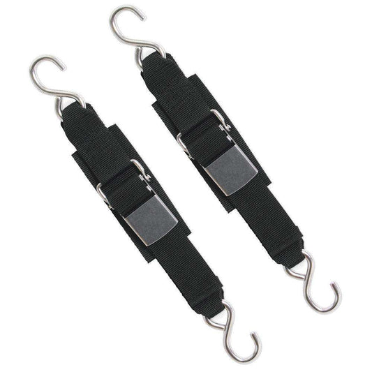 BoatBuckle Stainless Steel Kwik-Lok Transom Tie-Downs - Skoutley Outdoors LLC