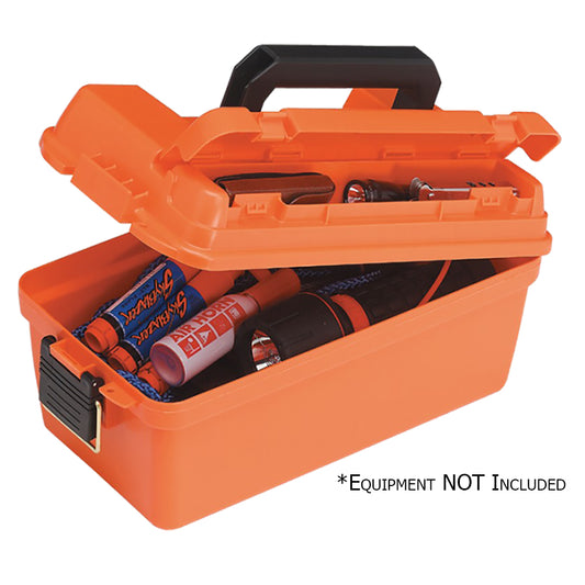 Plano Small Shallow Emergency Dry Storage Supply Box - Orange - Skoutley Outdoors LLC