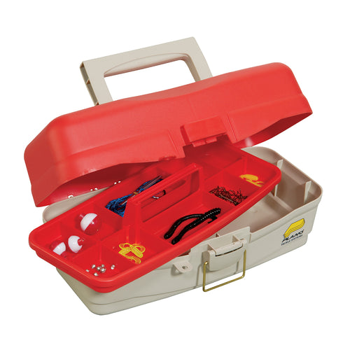 Plano Take Me Fishing™ Tackle Kit Box - Red/Beige - Skoutley Outdoors LLC