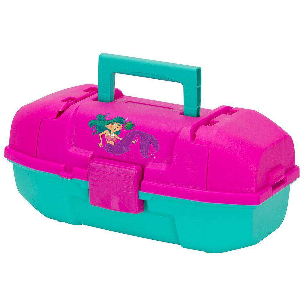 Plano Youth Mermaid Tackle Box - Pink/Turquoise - Skoutley Outdoors LLC