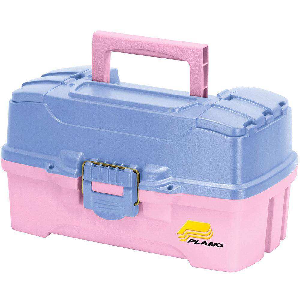 Plano Two-Tray Tackle Box w/Duel Top Access - Periwinkle/Pink - Skoutley Outdoors LLC