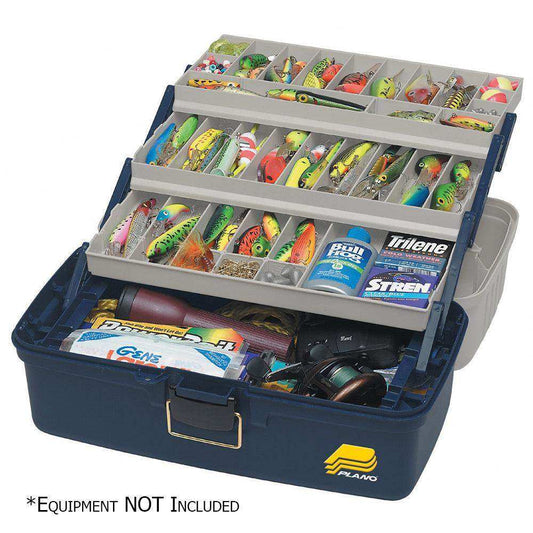 Plano Three-Tray Fixed Compartment Tackle Box - XL - Skoutley Outdoors LLC