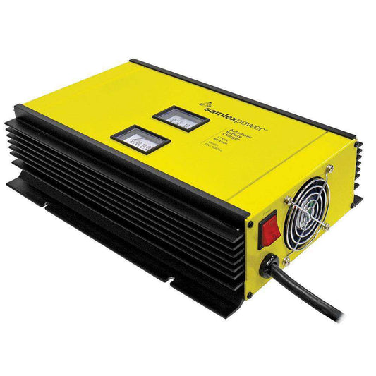 Samlex 80A Battery Charger - 12V - 2-Bank - 3-Stage w/Dip Switch & Lugs - Includes Temp Sensor - Skoutley Outdoors LLC
