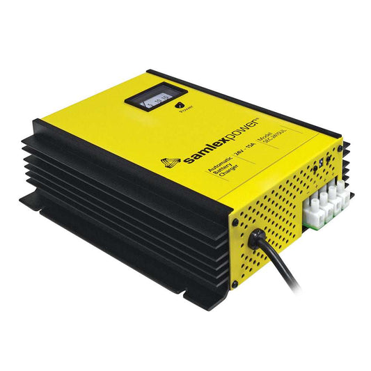 Samlex 15A Battery Charger - 24V - 3-Bank - 3-Stage w/Dip Switch & Lugs - Skoutley Outdoors LLC