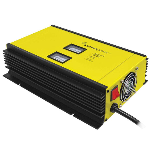 Samlex 40A Battery Charger - 24V - 2-Bank - 3-Stage w/Dip Switch & Lugs - Includes Temp Sensor - Skoutley Outdoors LLC